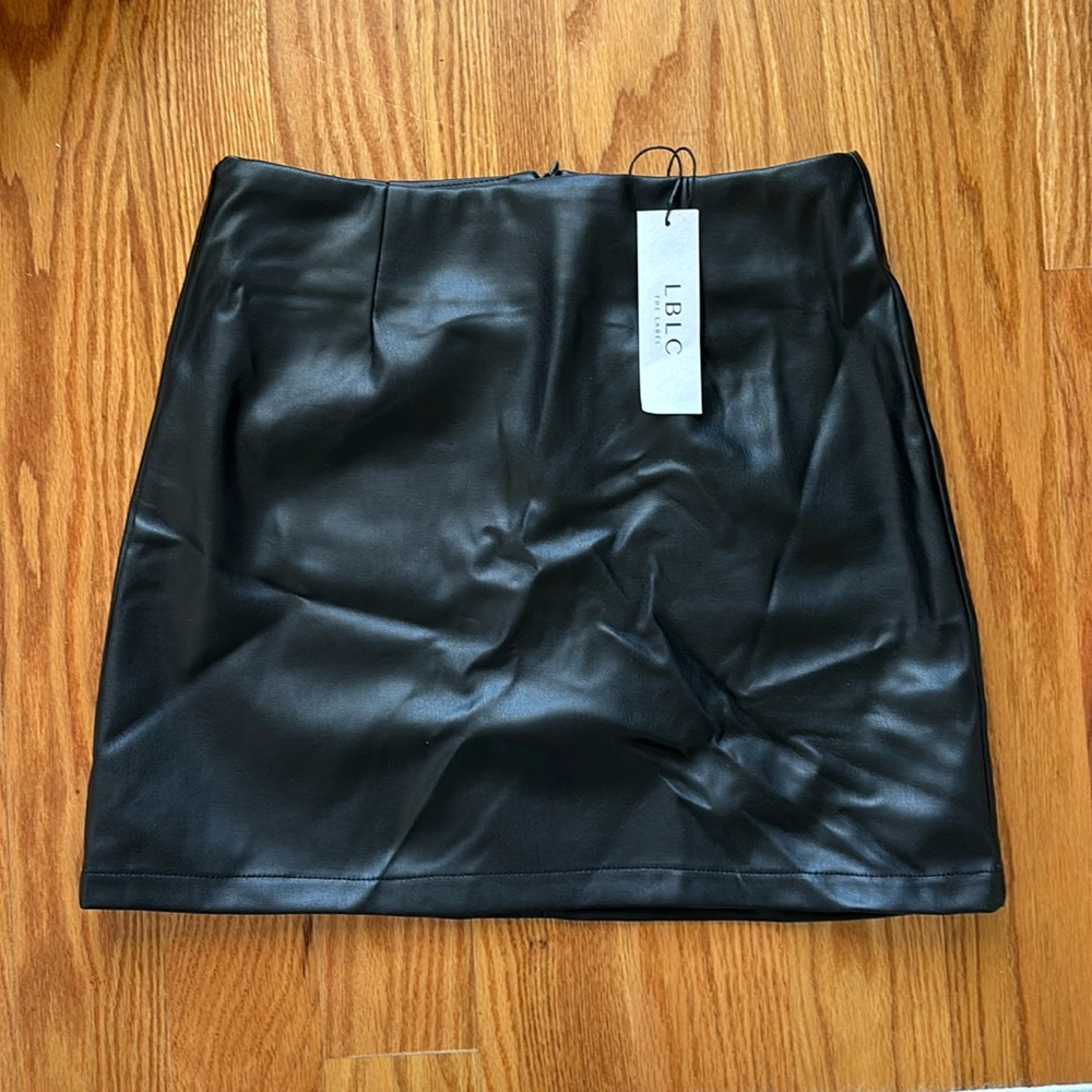 LBLC leather skirt